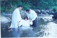 신쌍헌자매의구원간증의침례